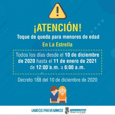 Toque de Queda Para Menores de Edad